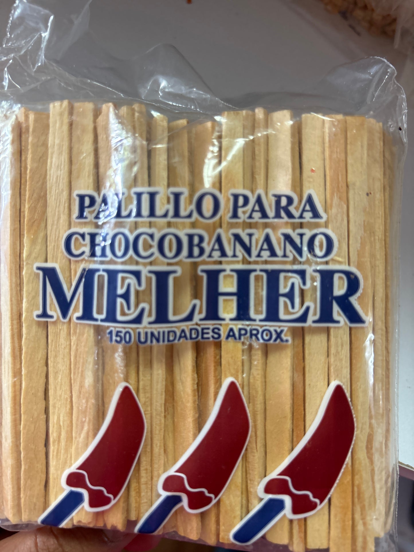 Palillo para choco banana